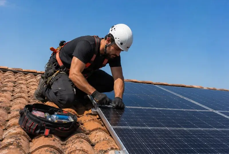 Maintenance et monitoring de panneaux solaires à la Martre